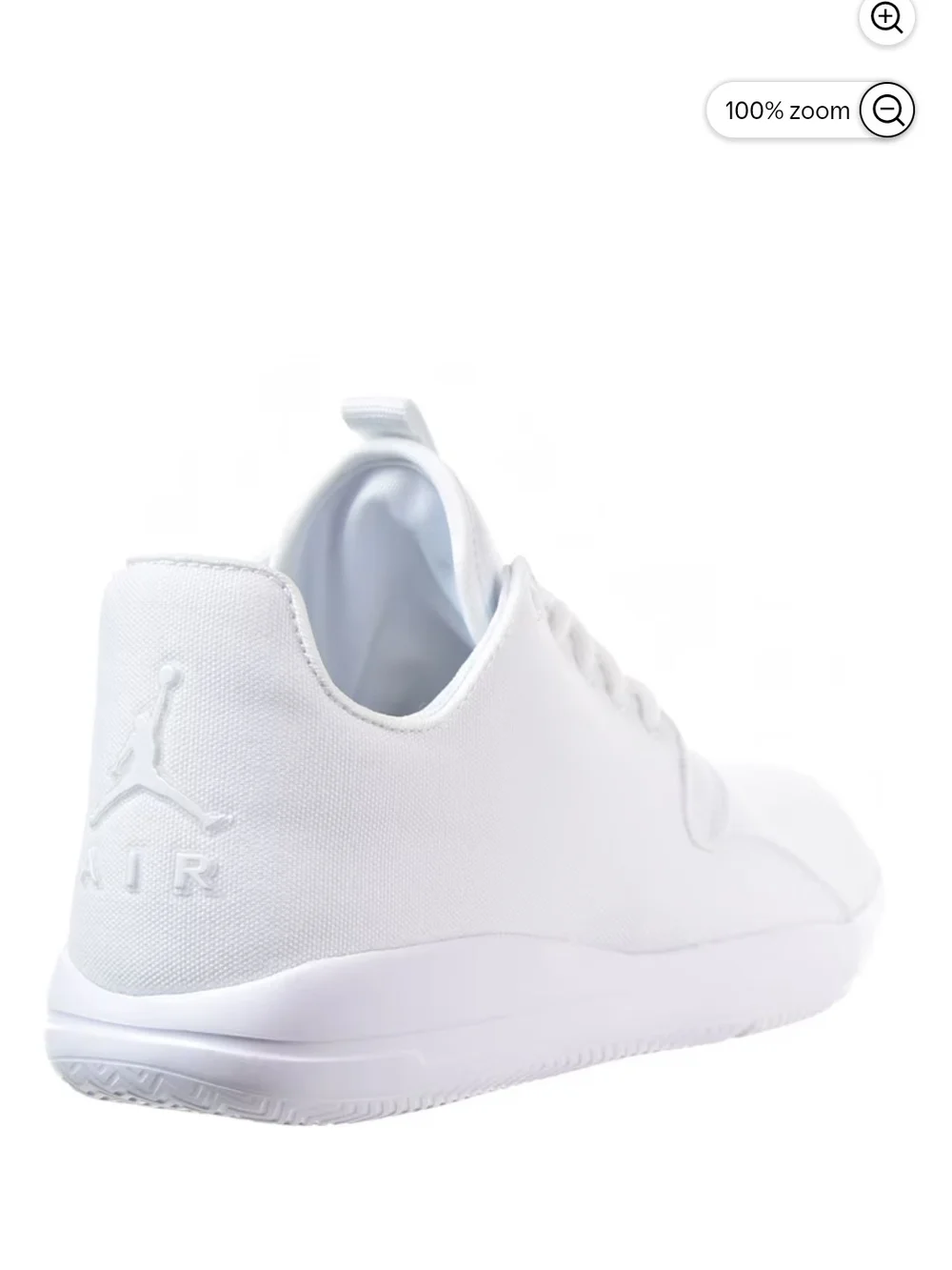 Jordan Eclipse Triple White Canvas 9.5